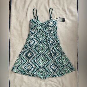 NWT ROXY teal dress